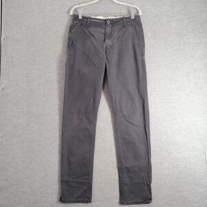 Levi's Men Pants 29x32 Gray Chino Slim Straight Pockets Mid Rise Casual Adult